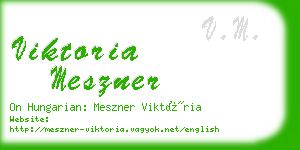 viktoria meszner business card